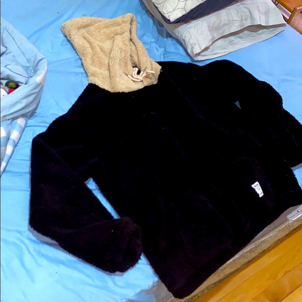 A expensive fuzzy hoodie for cheap